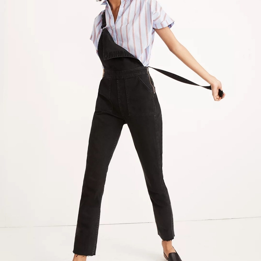 Madewell Skinny Overalls in Lunar Wash